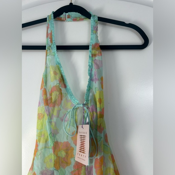 Savage X Fenty Free Spirt Flower Power Teddy lingerie size Small NWT sexy chic - Picture 7 of 11